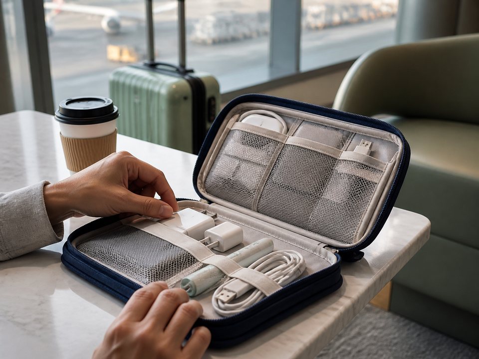 BAGSMART Electronics Organizer lifestyle view