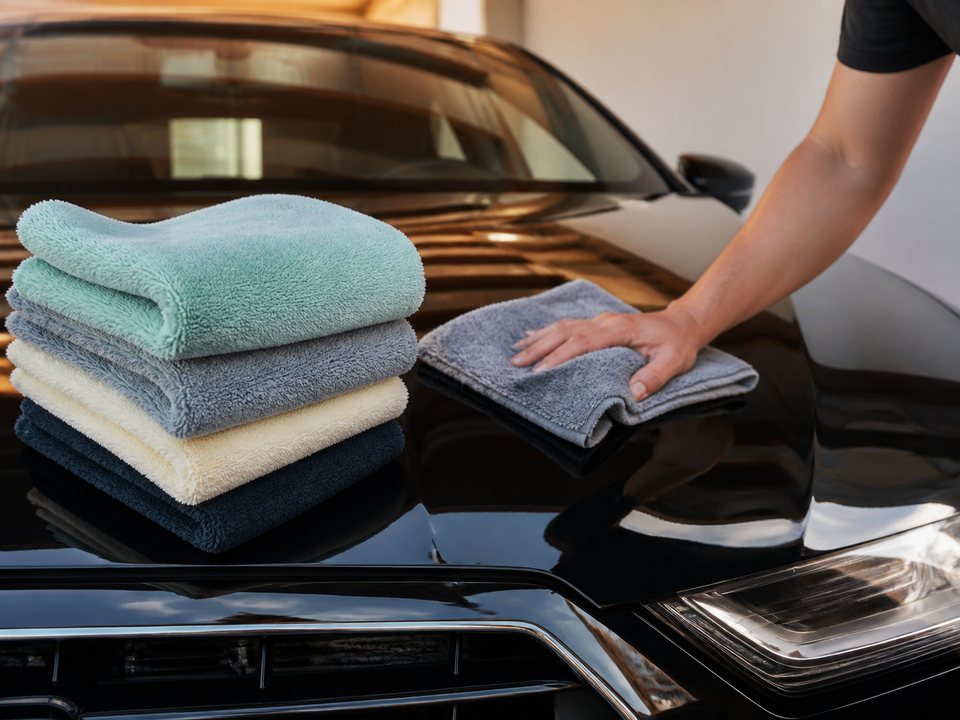 Chemical Guys Microfiber Towels lifestyle view