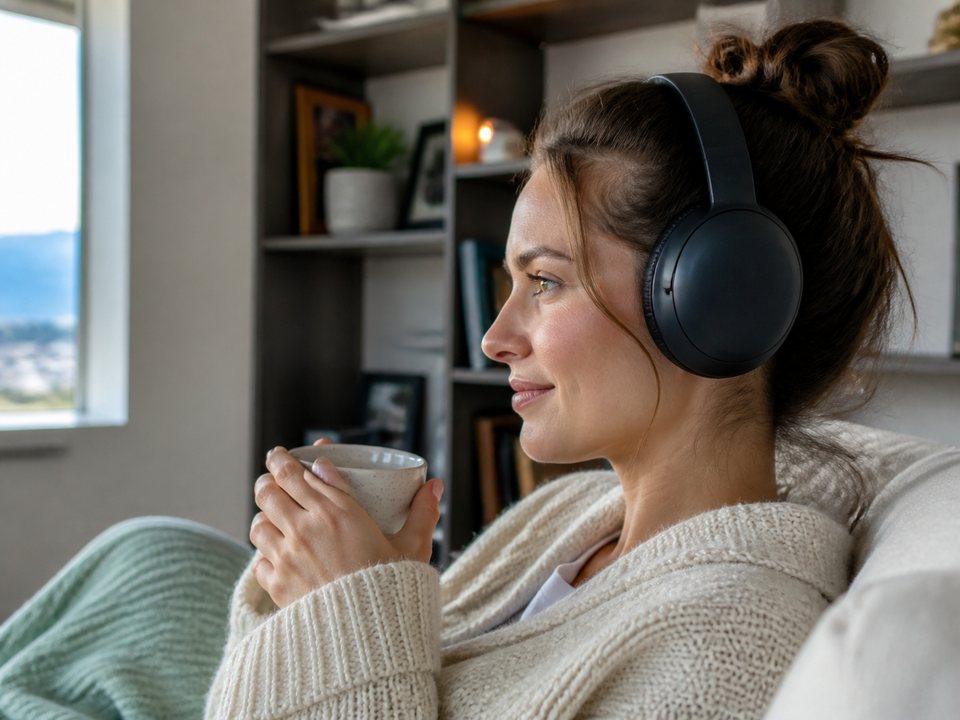 Sony WH-1000XM5 in an everyday setting