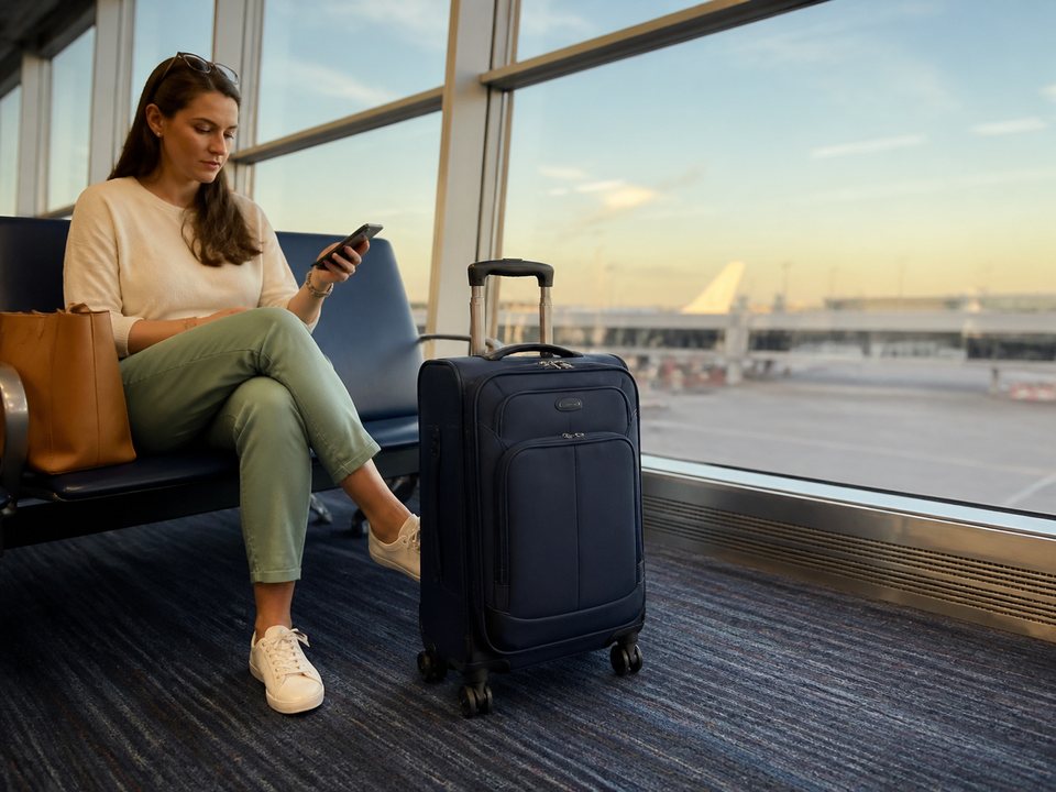 Travelpro Maxlite 5 Carry-On lifestyle view